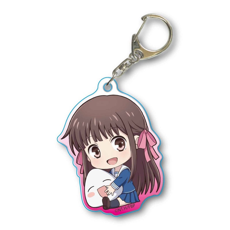Fruits Basket: Gyugyutto Acrylic Keychain: Tohru Honda