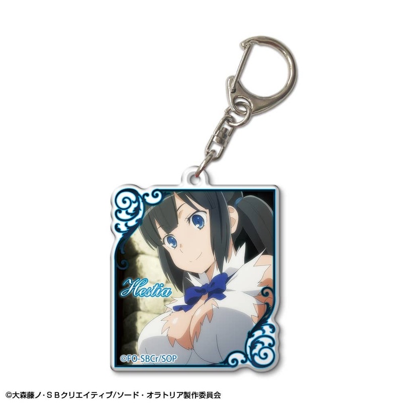 Is It Wrong to Try to Pick Up Girls in a Dungeon? - Sword Oratoria: Acrylic Keychain Design 01 Hestia A