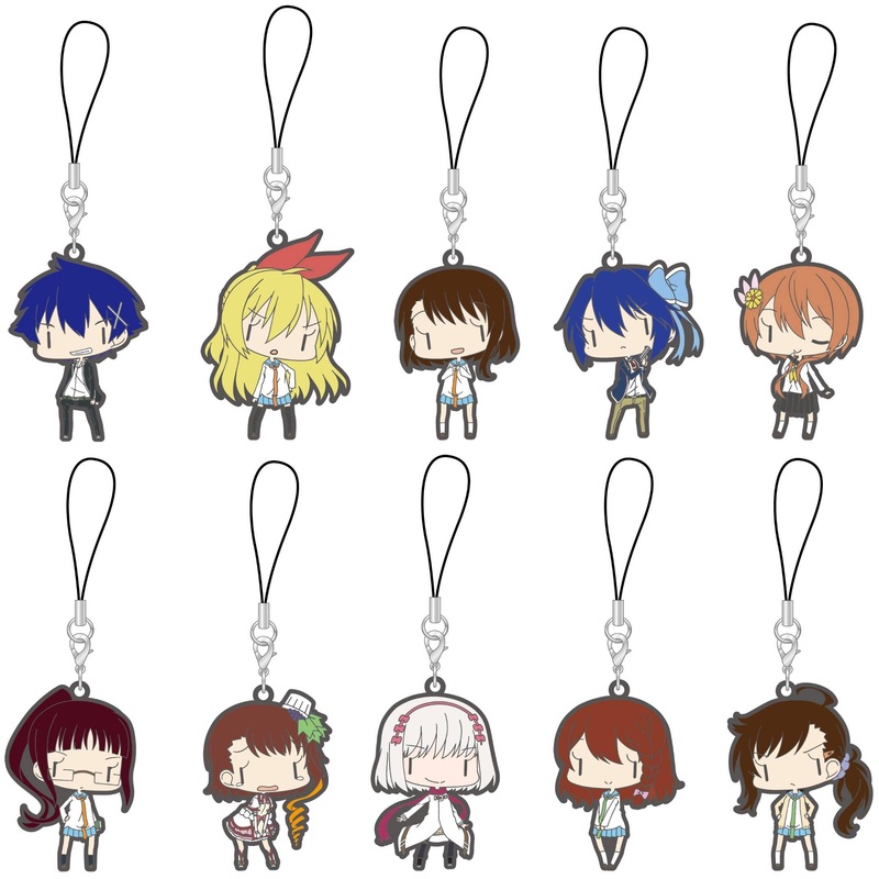 Nisekoi: Clear Rubber Strap Box: 1Box (10pcs)