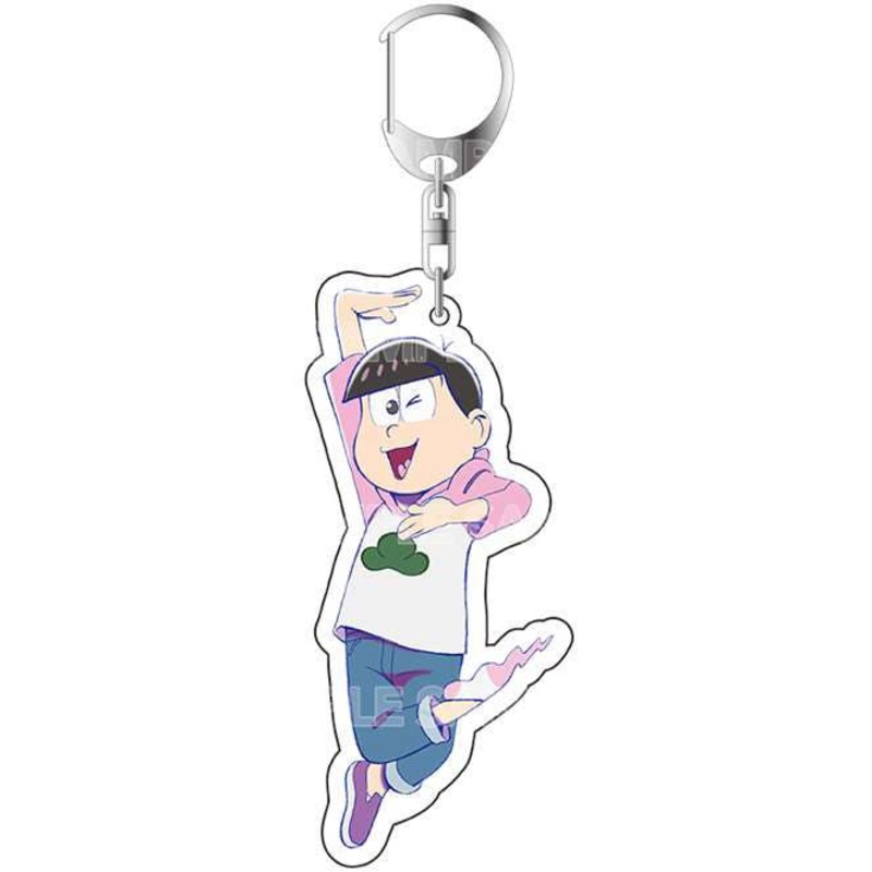 Osomatsu-san: Acrylic Keychain Raglan Sie ver. Todomatsu
