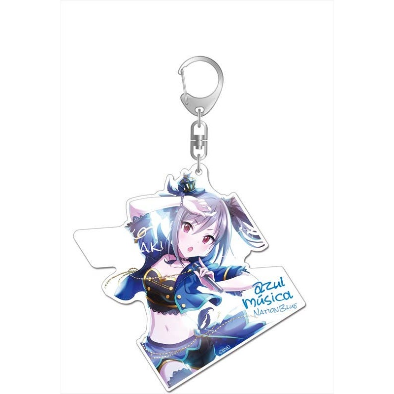 THE IDOLM@STER Cinderella Girls: Deka Acrylic Keychain Ranko Kanzaki Ao no Gakudan ver.