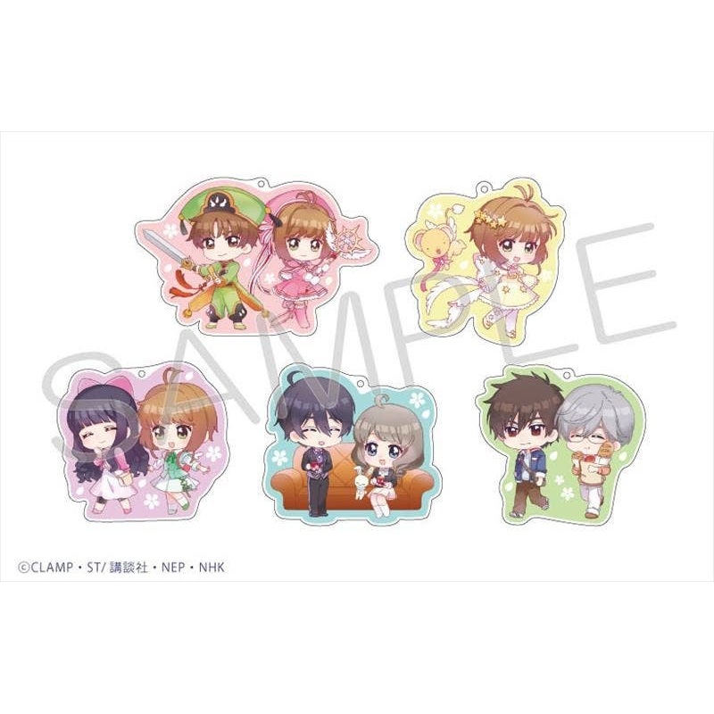 Cardcaptor Sakura: Clear Card: Pair Colle Acrylic Keychain: 1Box (5pcs)
