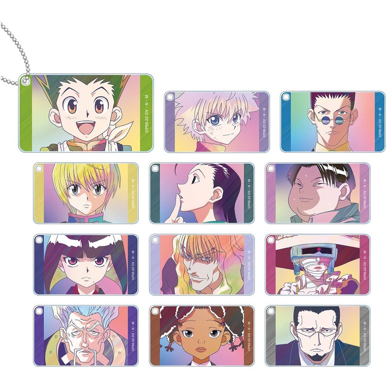 Hunter x Hunter: Trading Ani-Art Clear Label Vol. 2 Square Acrylic Keychain: 1Box (12pcs)