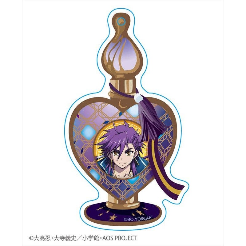 Magi: Adventure of Sinbad Perfume Bottle ShapedAcrylic Keychain 02 Sinbad 16 years old ver.