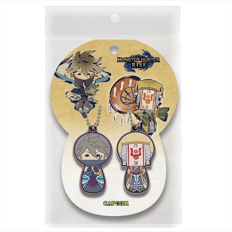 Monster Hunter Rise: Kokeshi-Shaped Wood Mascot Set Kagero Utsushi