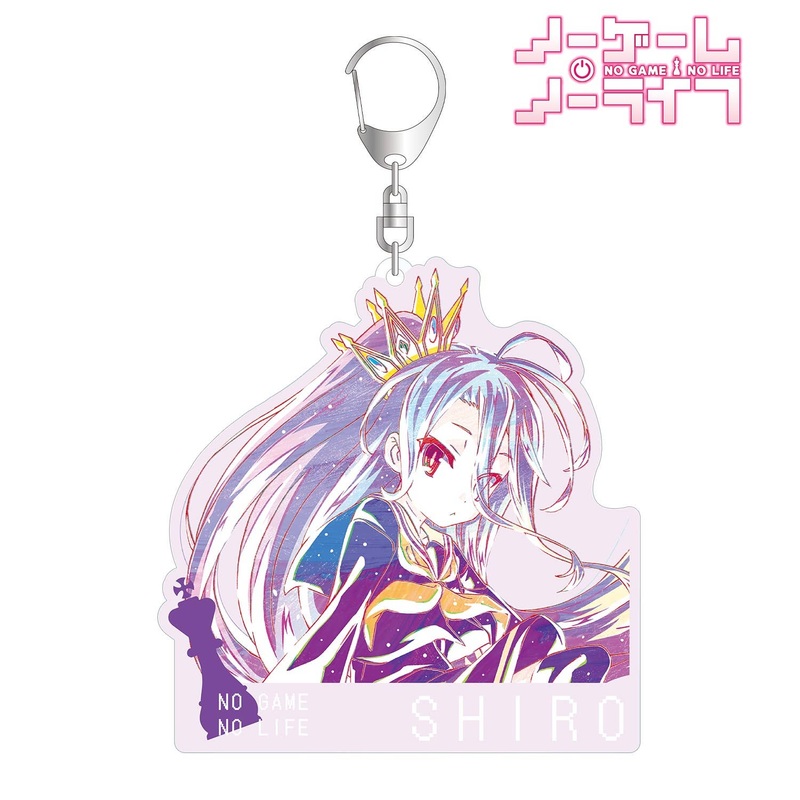 No Game No Life: Shiro Ani-Art Big Acrylic Keychain