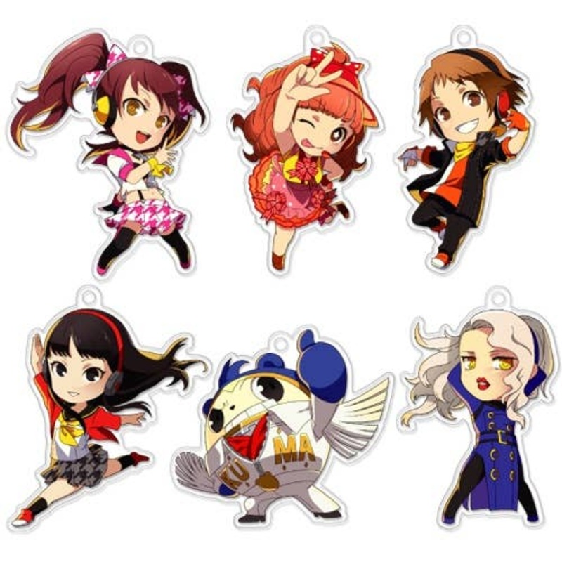 Persona 4 Dancing All Night Acrylic Strap Collection Vol.2: 1Box (6pcs)