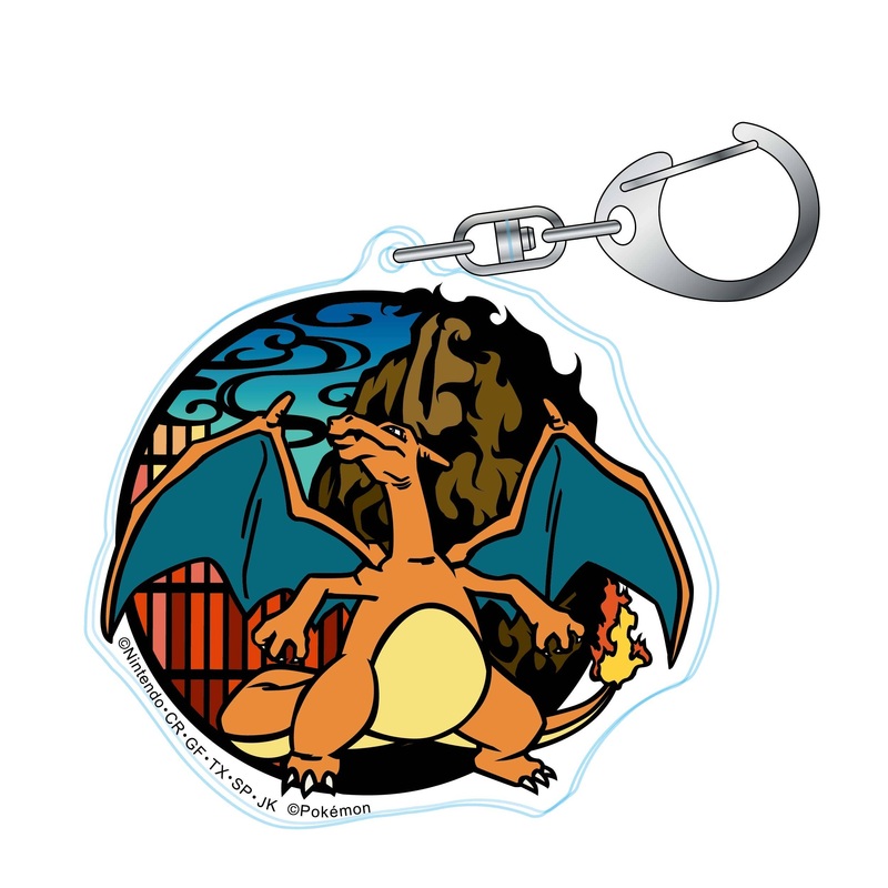 Pokemon: Kirie Series Acrylic Keychain Charizard (Reissue)