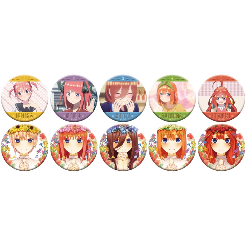 The Quintessential Quintuplets: Character Badge Collection Scene 1Box 10pcs