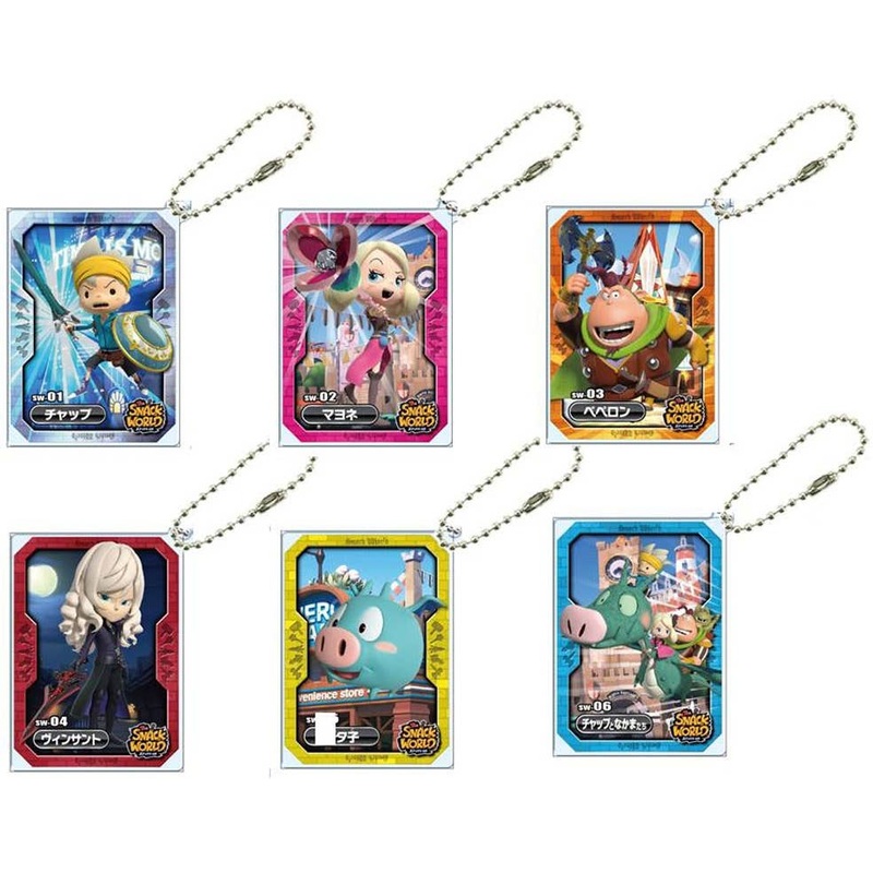 The Snack World: Pop Up! 3D Plate Collection 1Box 10pcs