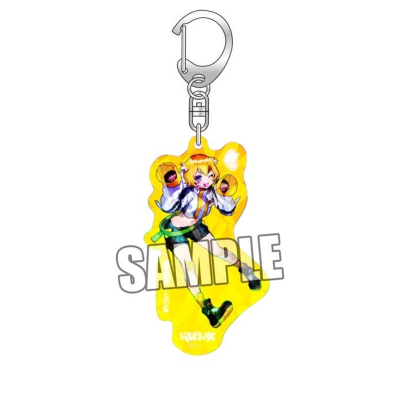Den-on-bu: Hologram Acrylic Keychain Lucia Taiga