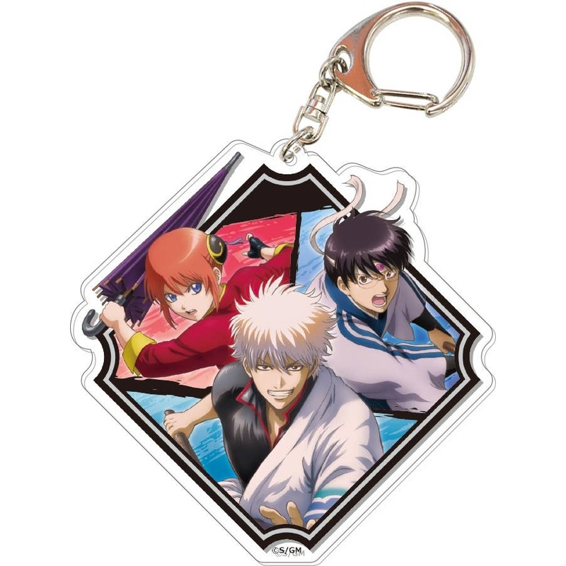 Gintama The Final: Big Acrylic Keychain 01 (Gintoki & Shinpachi & God Gaku)