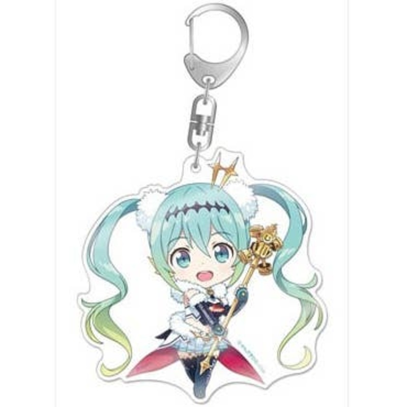 Hatsune Miku Racing Ver. 2018 Big Acrylic Keychain 3