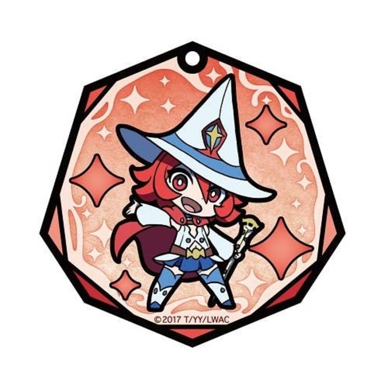 Little Witch Academia Stained Art Keychain Shiny Chariot