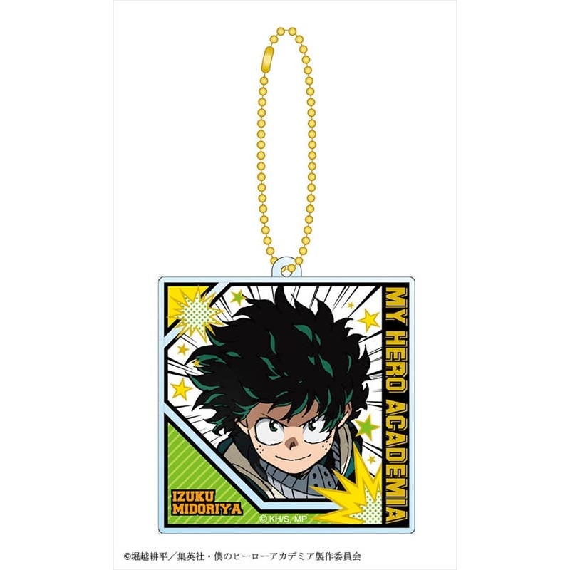 My Hero Academia Glitter Acrylic Keychain 01 Izuku Midoriya