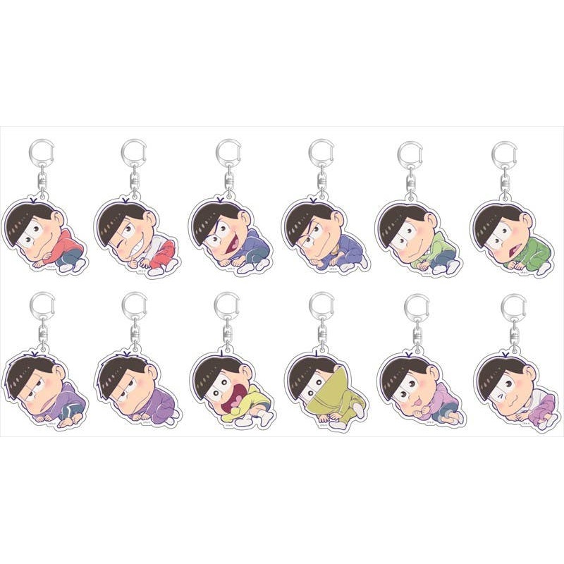 Osomatsu-san Fortune Acrylic Keychain Soinekkoron Ver.: 1Box (12pcs)