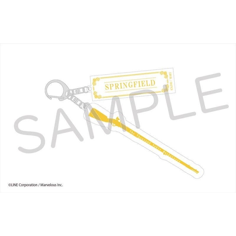The Thousand Noble Musketeers: Name Acrylic Keychain Springfield