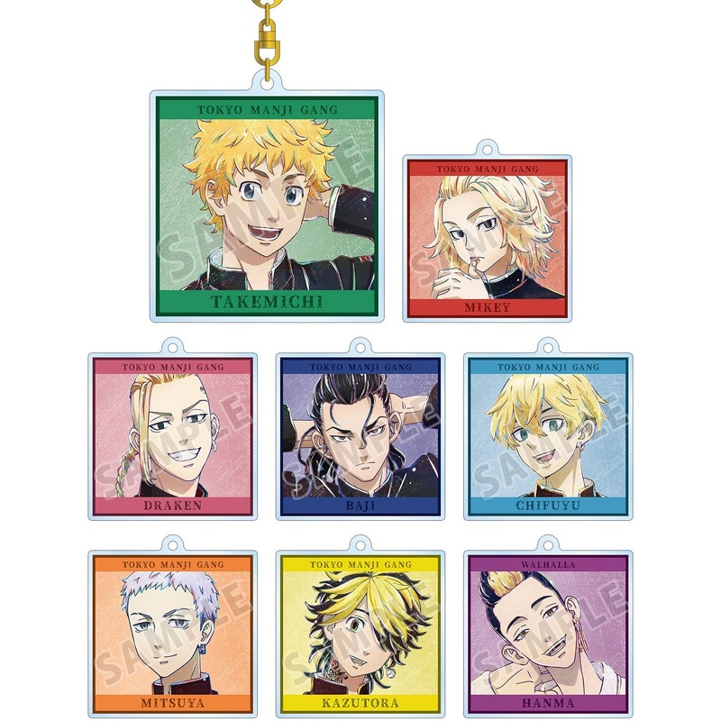Tokyo Revengers: Trading Ani-Art Vol.2 Acrylic Keychain 1Box (8pcs)