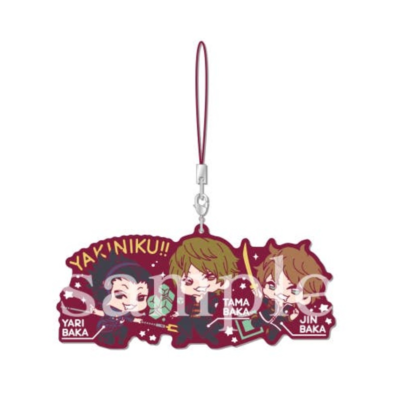 World Trigger Wachatto! Rubber Strap B. (Jaa Yakiniku de)
