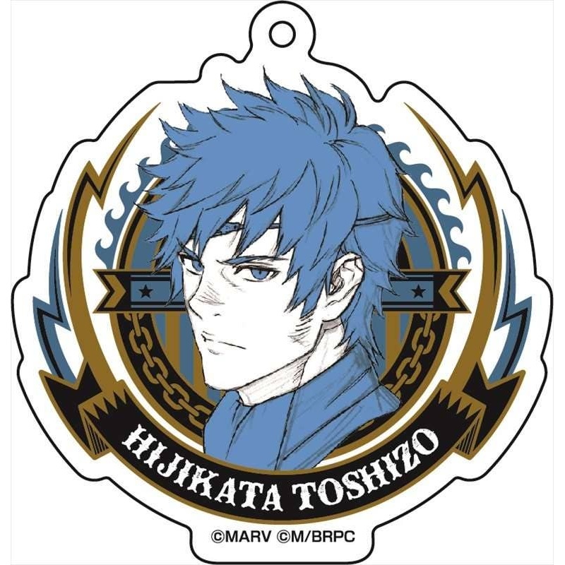 Bakumatsu Rock: Hollow Soul: Emblem Acrylic Keychain 4 Toshizo Hijikata