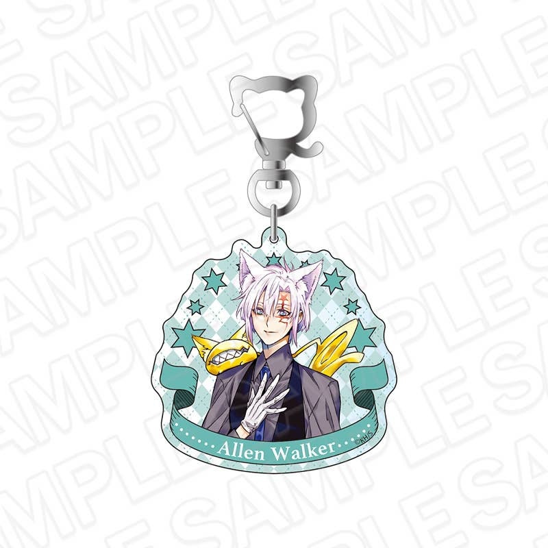 D.Gray-man: Holographic Keychain Allen Walker cat ver.