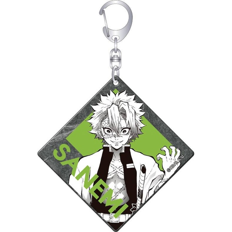 Demon Slayer: Kimetsu no Yaiba: Japanese Paper Key Chain Sanemi Shinazugawa Art-Pic