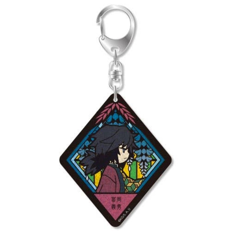 Demon Slayer: Kimetsu no Yaiba: Vetcolo Glitter Acrylic Keychain 05. Giyu Tomioka