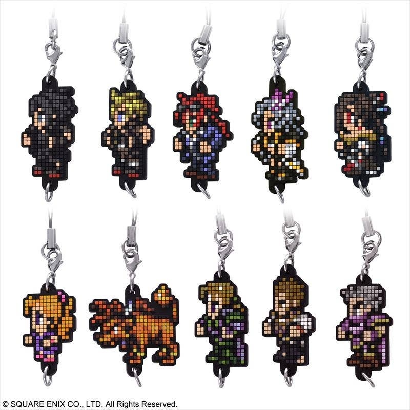 Final Fantasy: Dot Rubber Strap Vol.4: 1Box (10pcs)