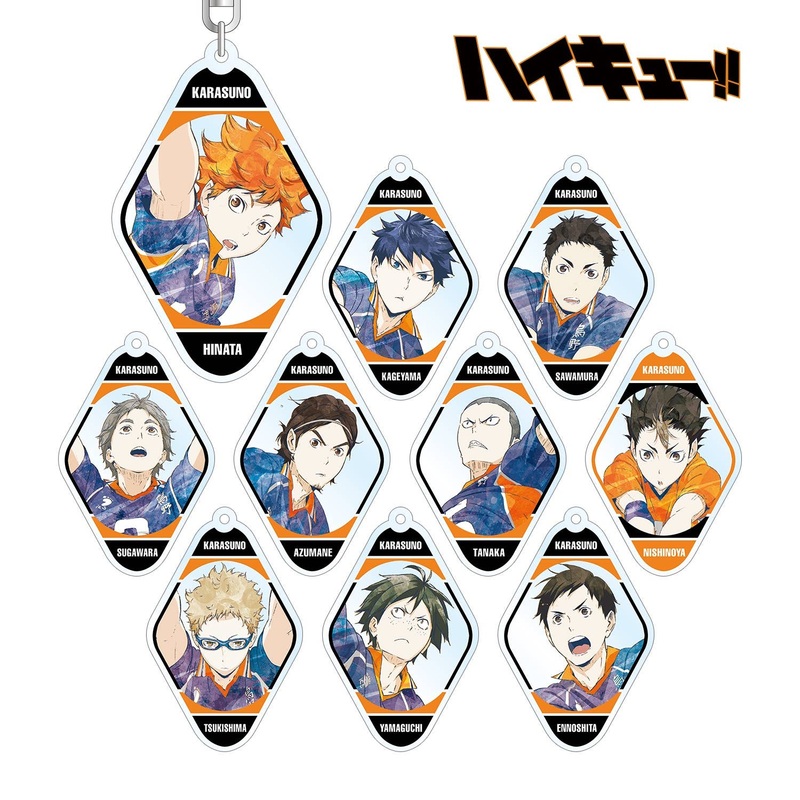 Haikyu!!: Trading Ani-Art Acrylic Keychain Vol.3 1Box 10pcs