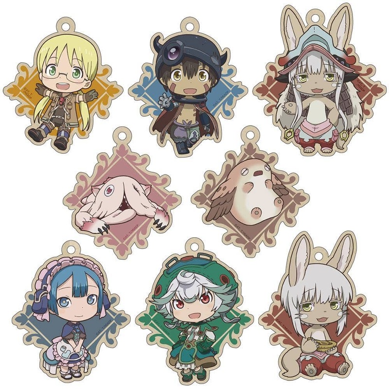 Made in Abyss: Dawn of the Deep Soul: Trading Wooden Tag Strap 1Box 8pcs