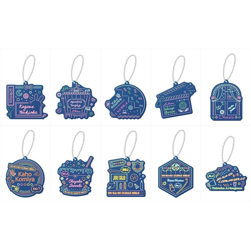 The Idolmaster Shiny Colors: Neon Acrylic Keychain Vol.2 1Box 10pcs