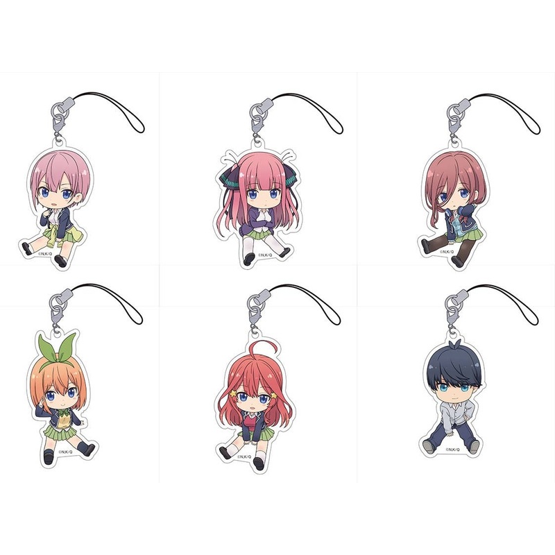 The Quintessential Quintuplets: Petanko Trading Acrylic Strap: 1Box (6pcs)