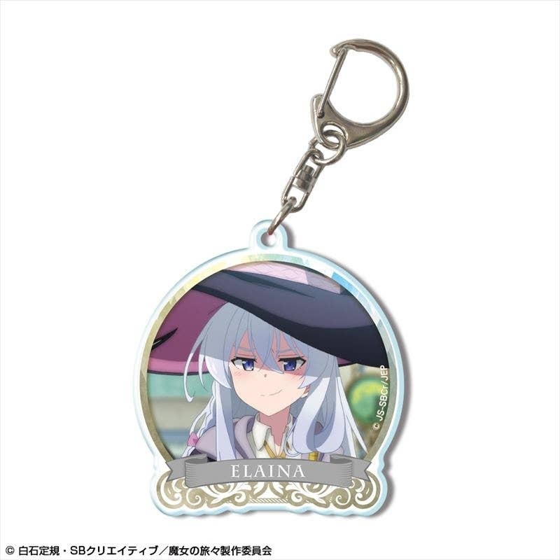Wandering Witch: The Journey of Elaina: Acrylic Keychain Design 02 (Elaina: B)