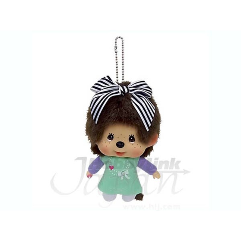 Big Face Monchichi Fashion Charm Monotone Stripe
