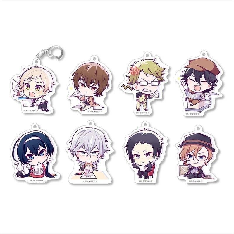 Bungo Stray Dogs: Acrylic Keychain Work Collection: 1Box (8pcs)