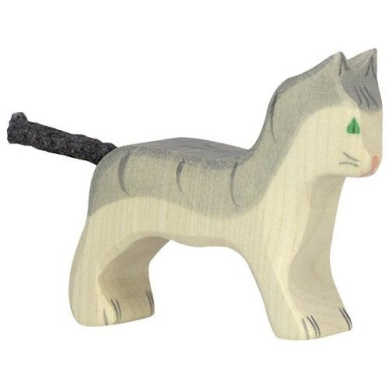 "Holztiger - Grey Small Cat"