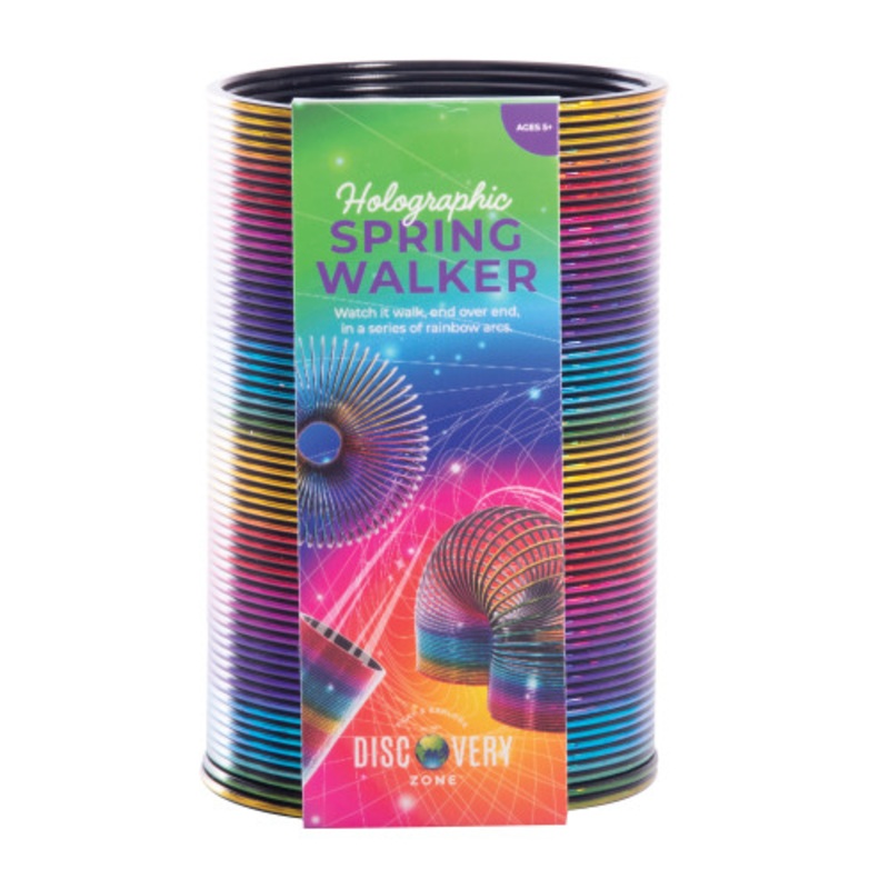 "Discovery Zone - Holographic Spring Walker"