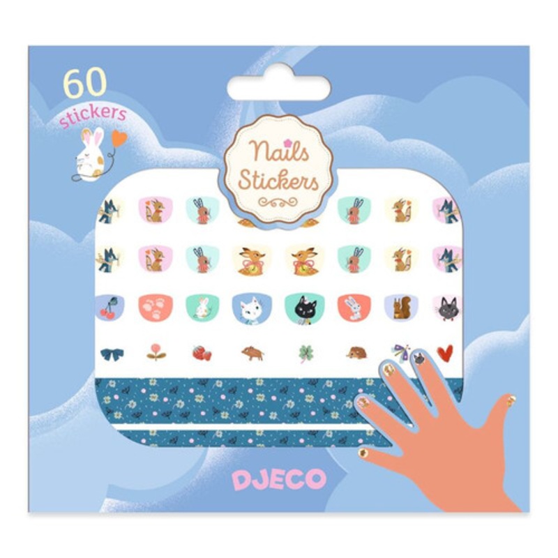 "Djeco - 120 Cutie Nail Stickers"