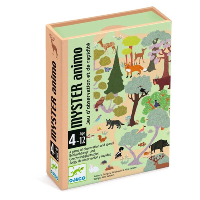 "Djeco - Mystery Animal Observation & Speed Card Game"