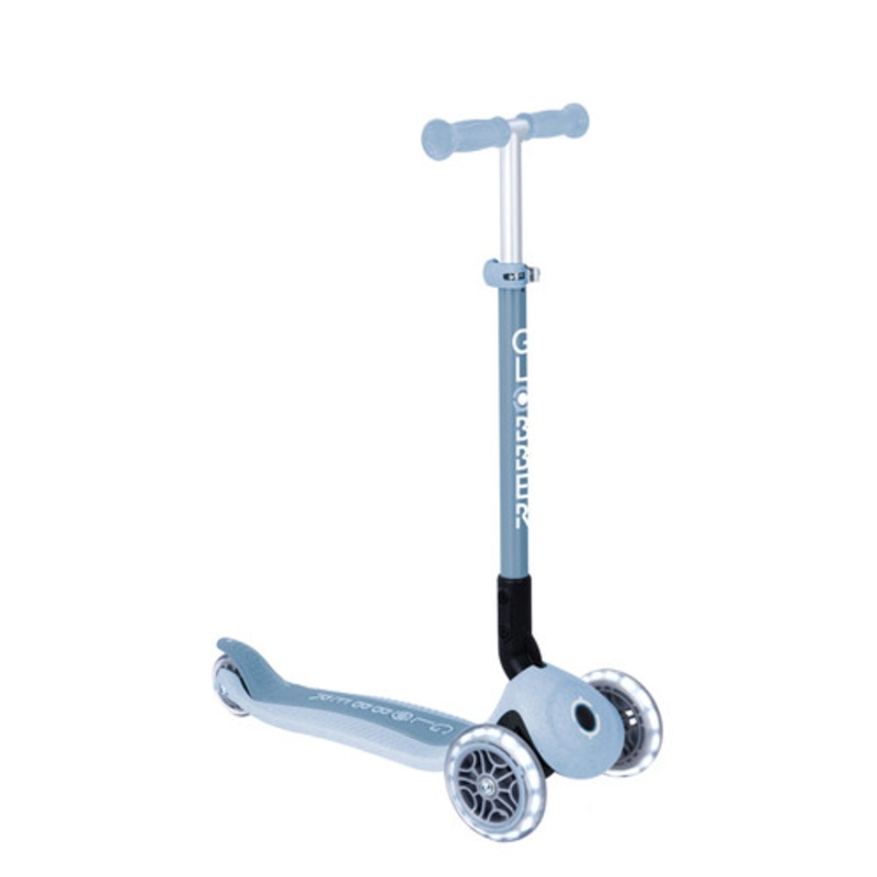 "Globber ECOLOGIC PRIMO Foldable Scooter With Lights - Blueberry V2"
