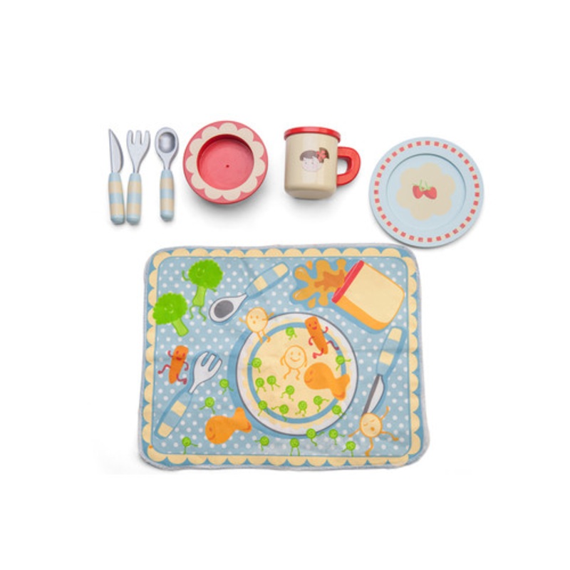 "Le Toy Van Honeybake - Dinner Set with Placemat"