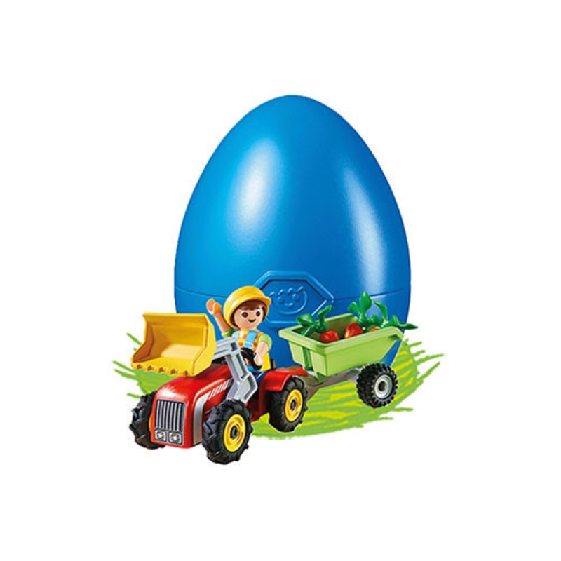 "Playmobil Country - Boy with Childrens Tractor 4943"