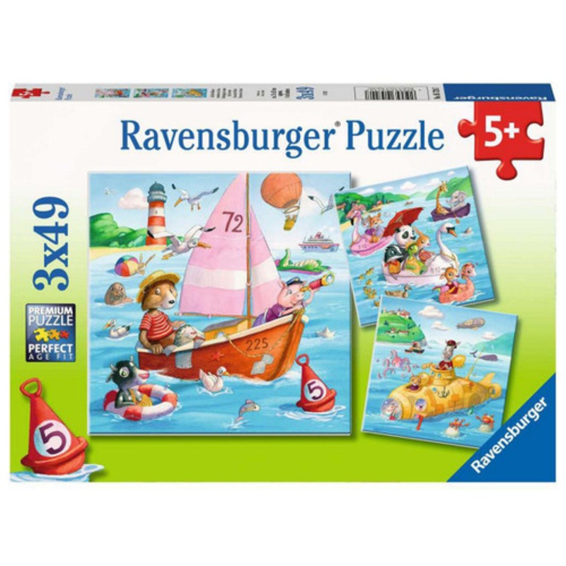 "Ravensburger 3x49pc- Fun on the Water Puzzle"