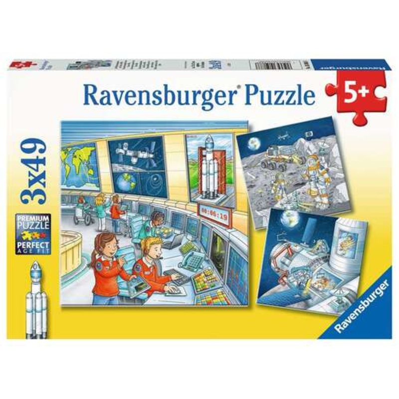 "Ravensburger 3x49pc - Tom & Mia go on a Space Mission"