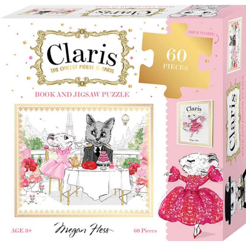"Claris The Chicest Mouse in Paris - Book and Jigsaw Puzzle Set"