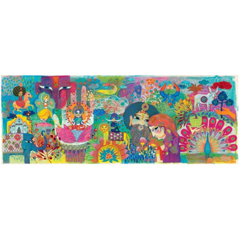 "Djeco Magic India 1000pc Gallery Puzzle"