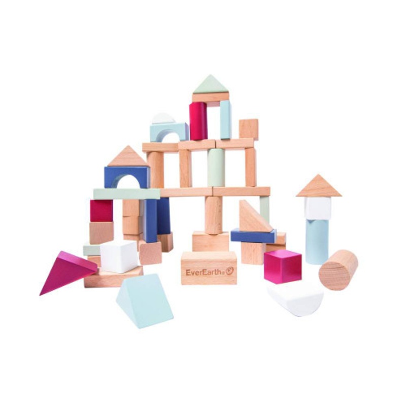 "Everearth - 50pc Lifestyle Building Blocks in a Tub"