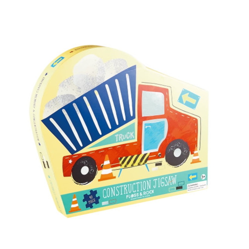 "Floss & Rock 40pc - Construction Jigsaw Puzzle V1"