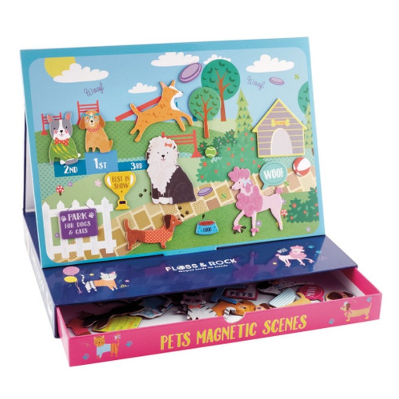 "Floss & Rock Magnetic Play Scene - Pets"