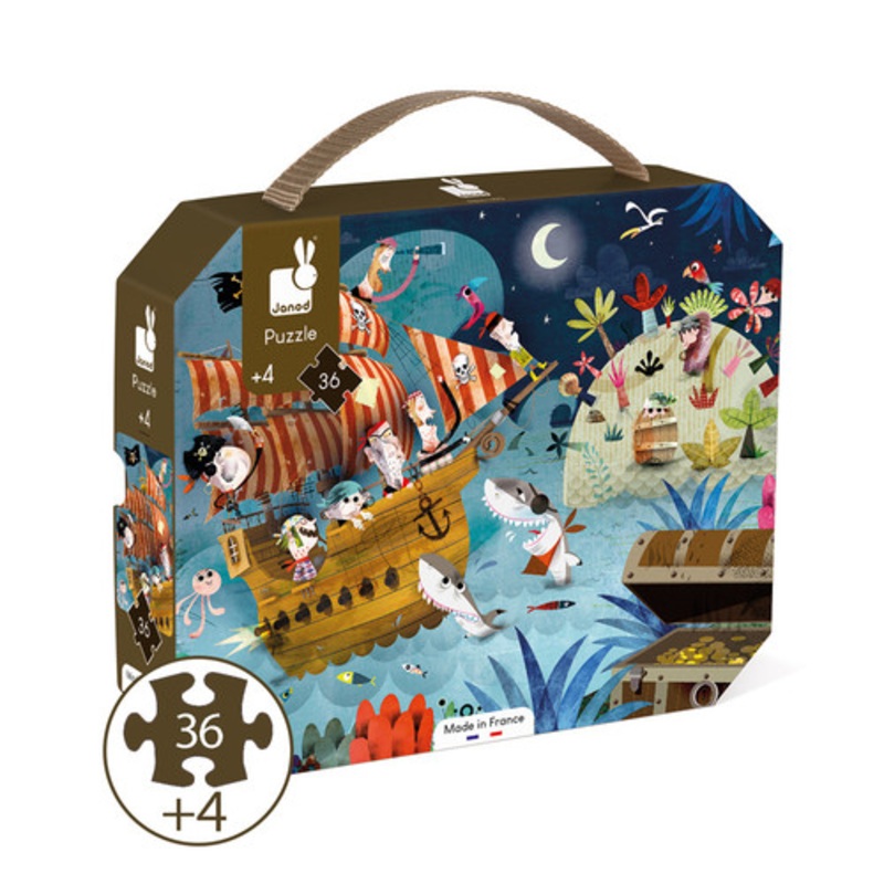 "Janod - Treasure Hunt Puzzle - 36pc"
